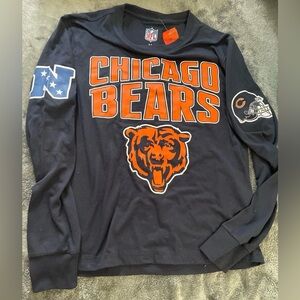 Chicago Bears Fan game day Long Sleeve NFL Shirt Adult Medium DaBears